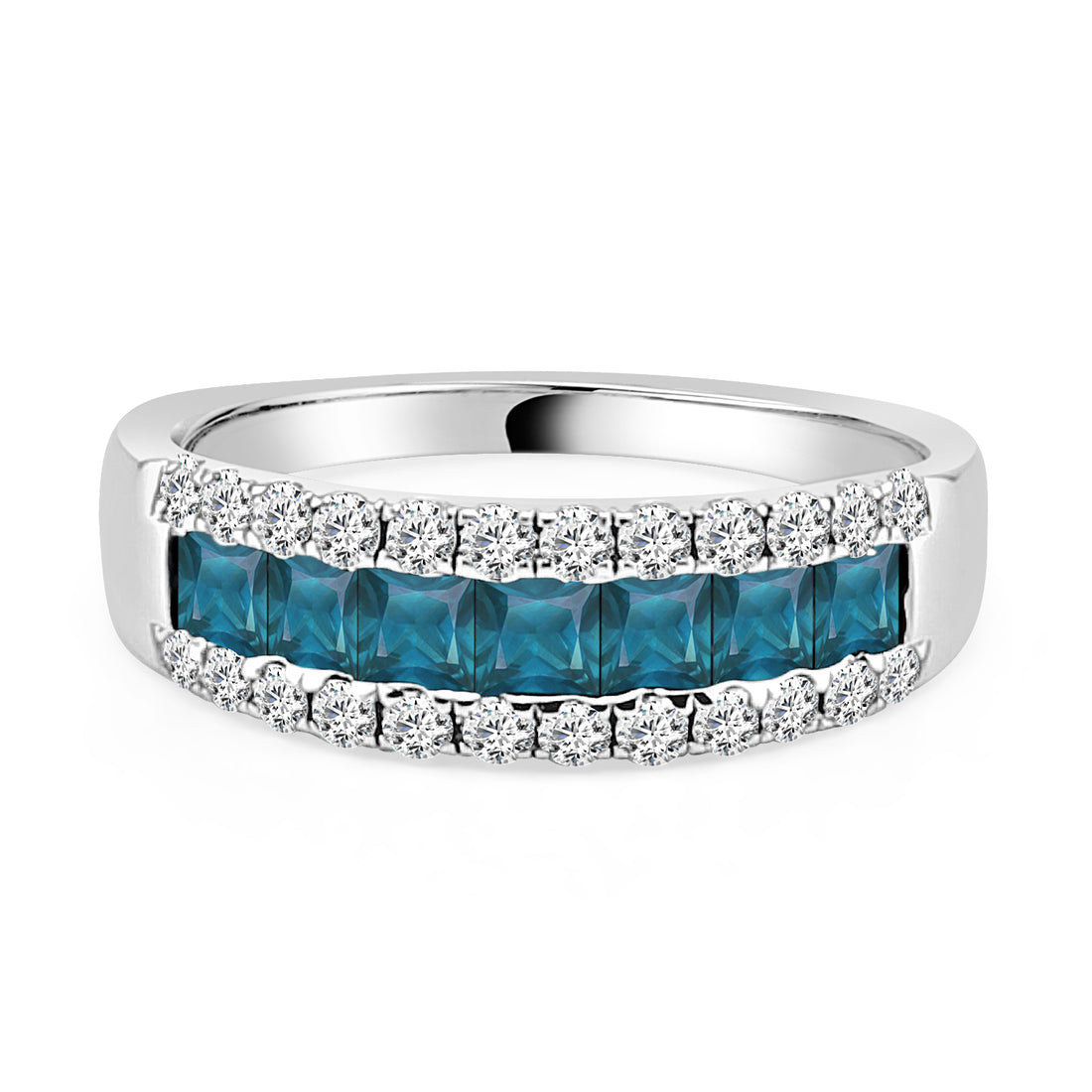 14 Karat Yellow Gold Emerald Ring Set with 0.77 Carat Stone