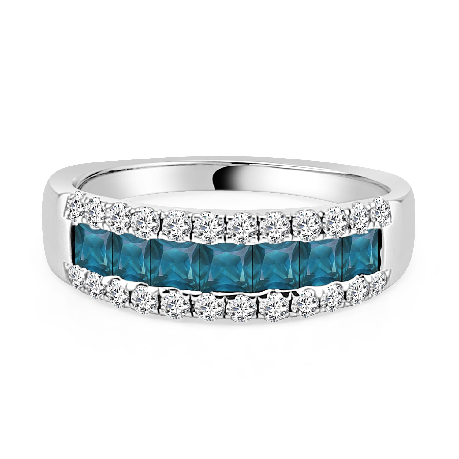 14 Karat Yellow Gold Emerald Ring Set with 0.77 Carat Stone