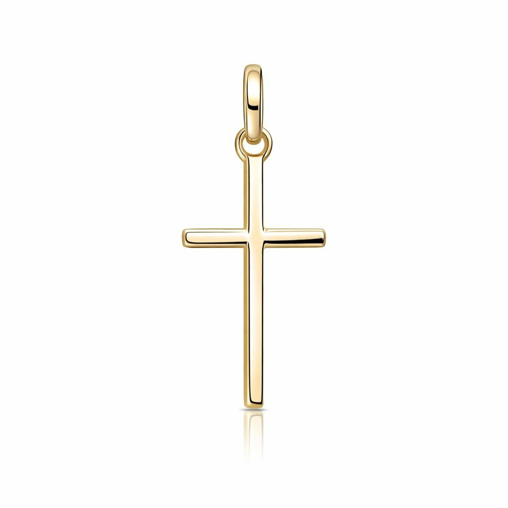 10 Karat Yellow Gold Cross Necklace
