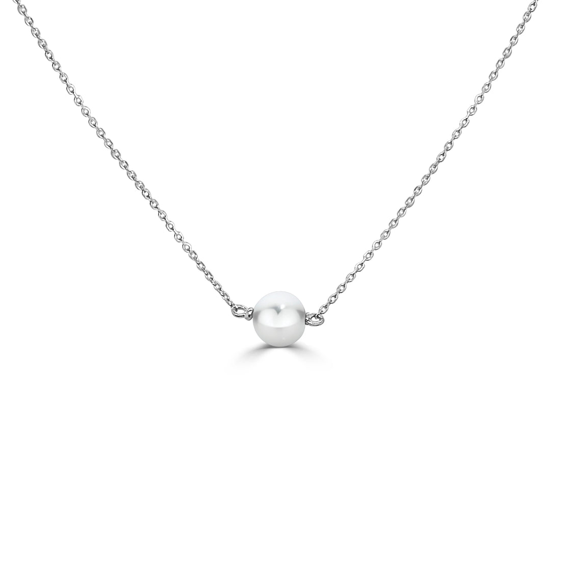 Golden Pearl Splendor: 14 Karat Yellow Gold Pearl Necklace