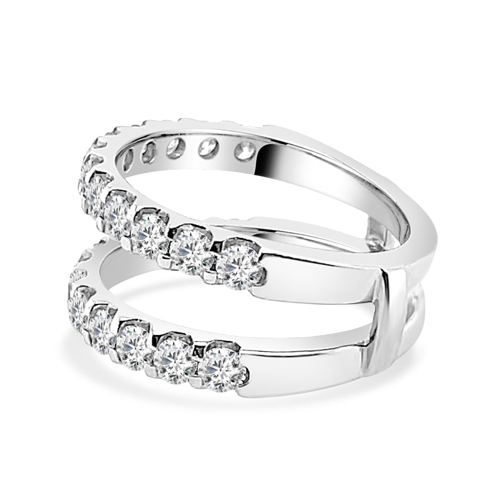 Sure! How about 14 Karat White Gold Wedding Band with Round Natural Diamond - 1.50 Carats?
