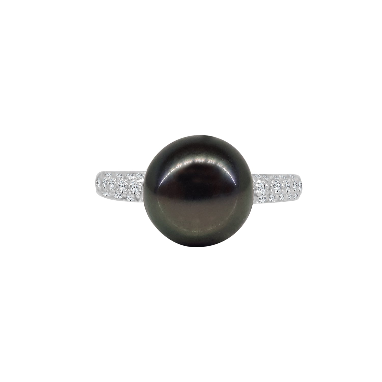 White Gold Pearl Ring - Elegant 14 Karat Jewelry Piece