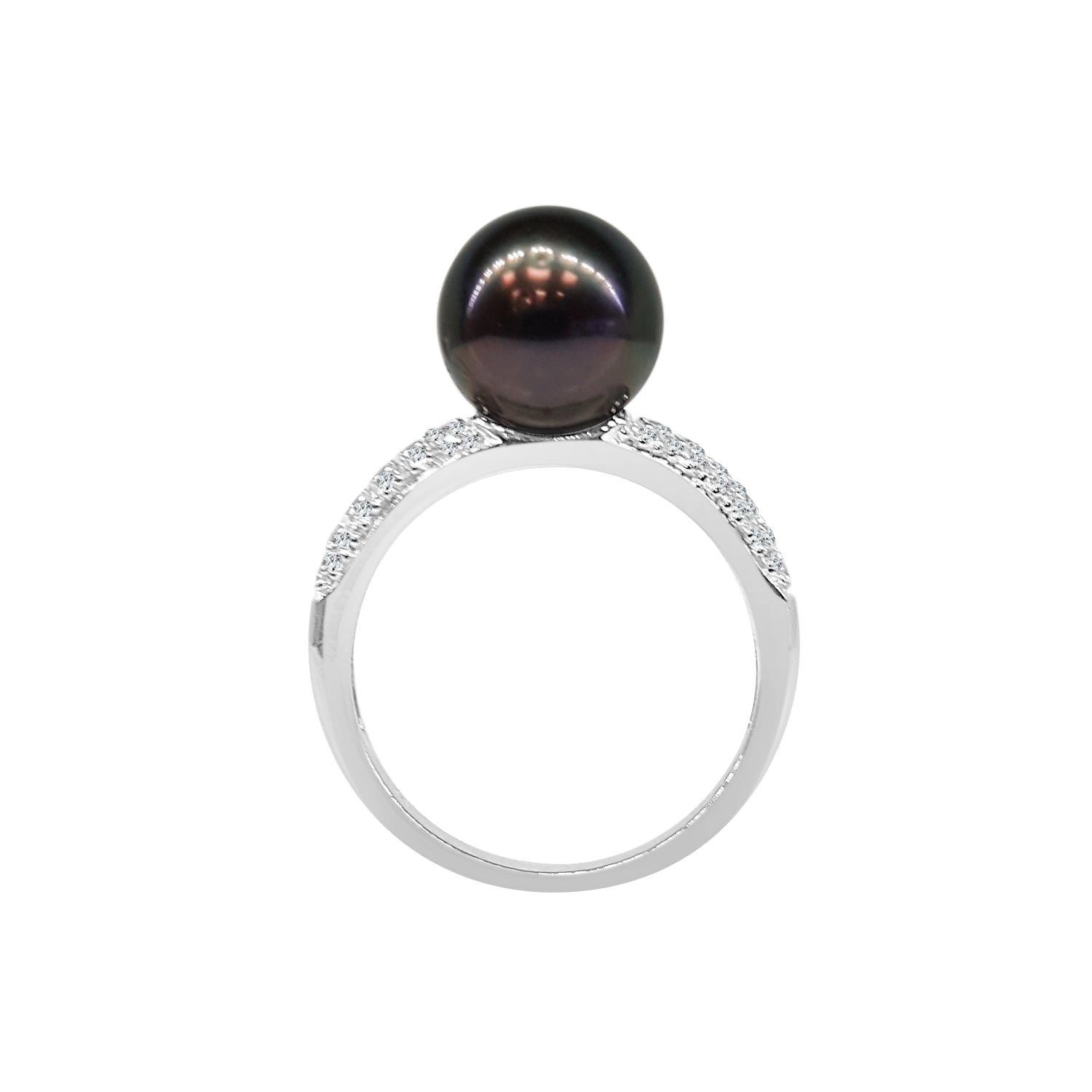 White Gold Pearl Ring - Elegant 14 Karat Jewelry Piece