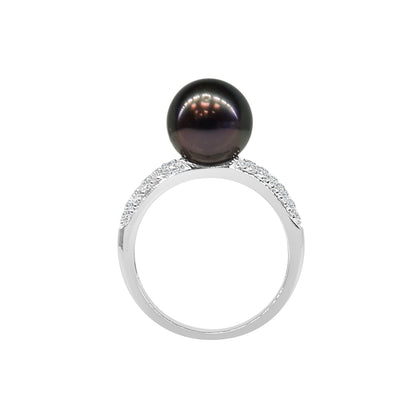 White Gold Pearl Ring - Elegant 14 Karat Jewelry Piece