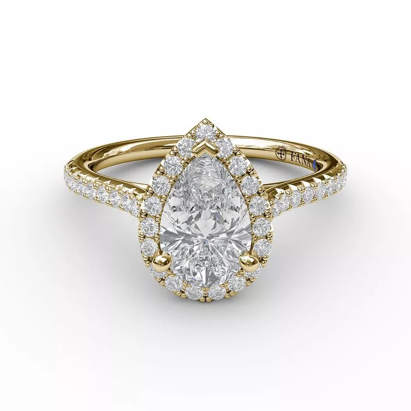 14 Karat Yellow Gold Engagement Mounting