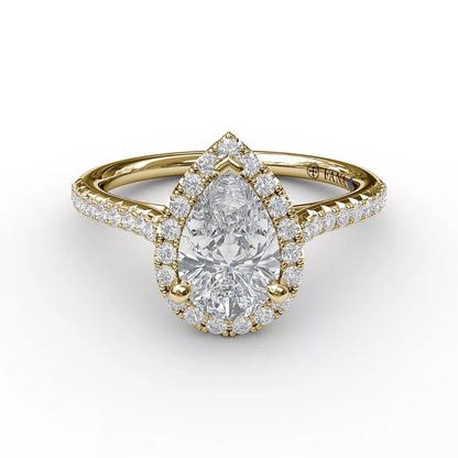 14 Karat Yellow Gold Engagement Mounting