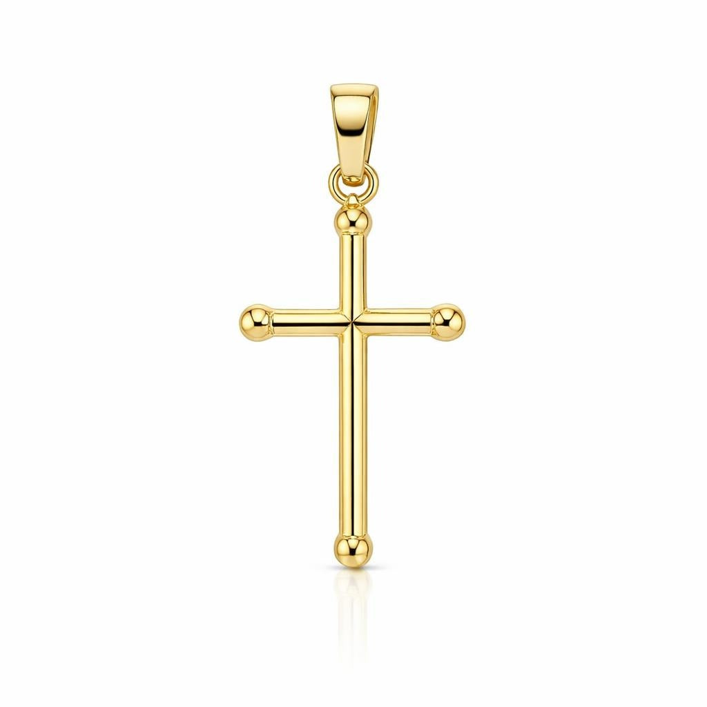 10 Karat Yellow Gold Cross Necklace