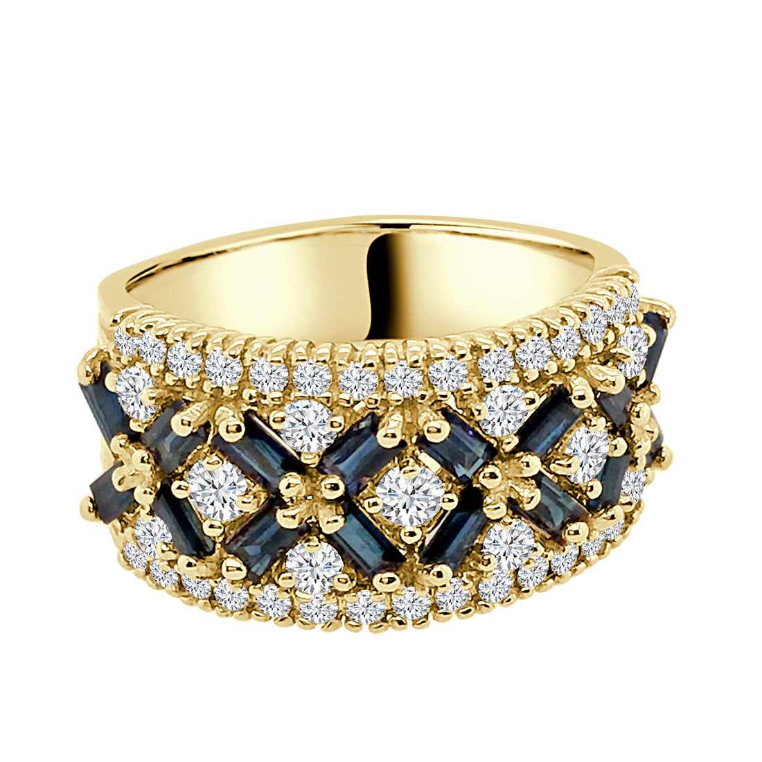 Vintage 14 Karat Yellow Gold Ring with 0.80ct Natural Diamond