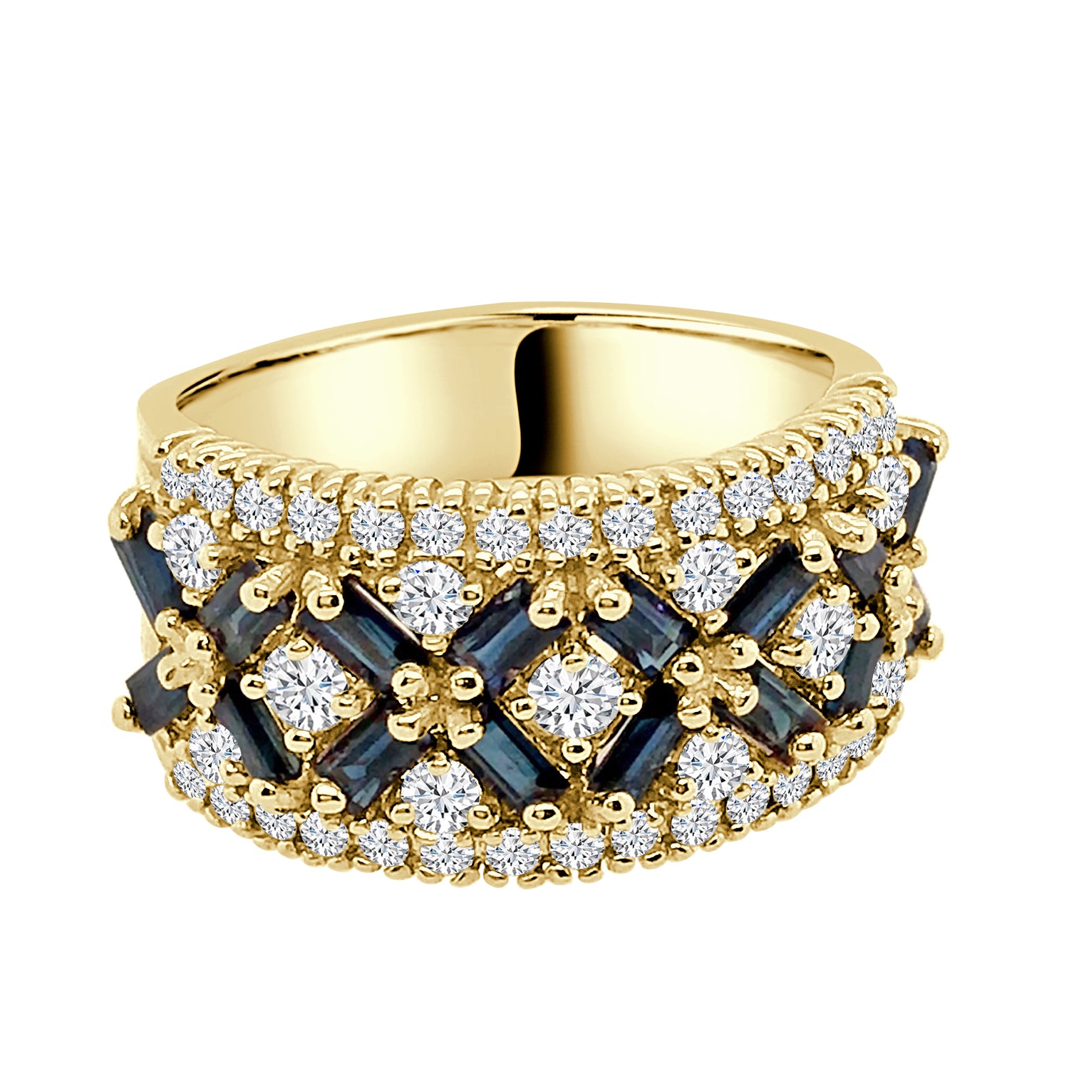 Vintage 14 Karat Yellow Gold Ring with 0.80ct Natural Diamond