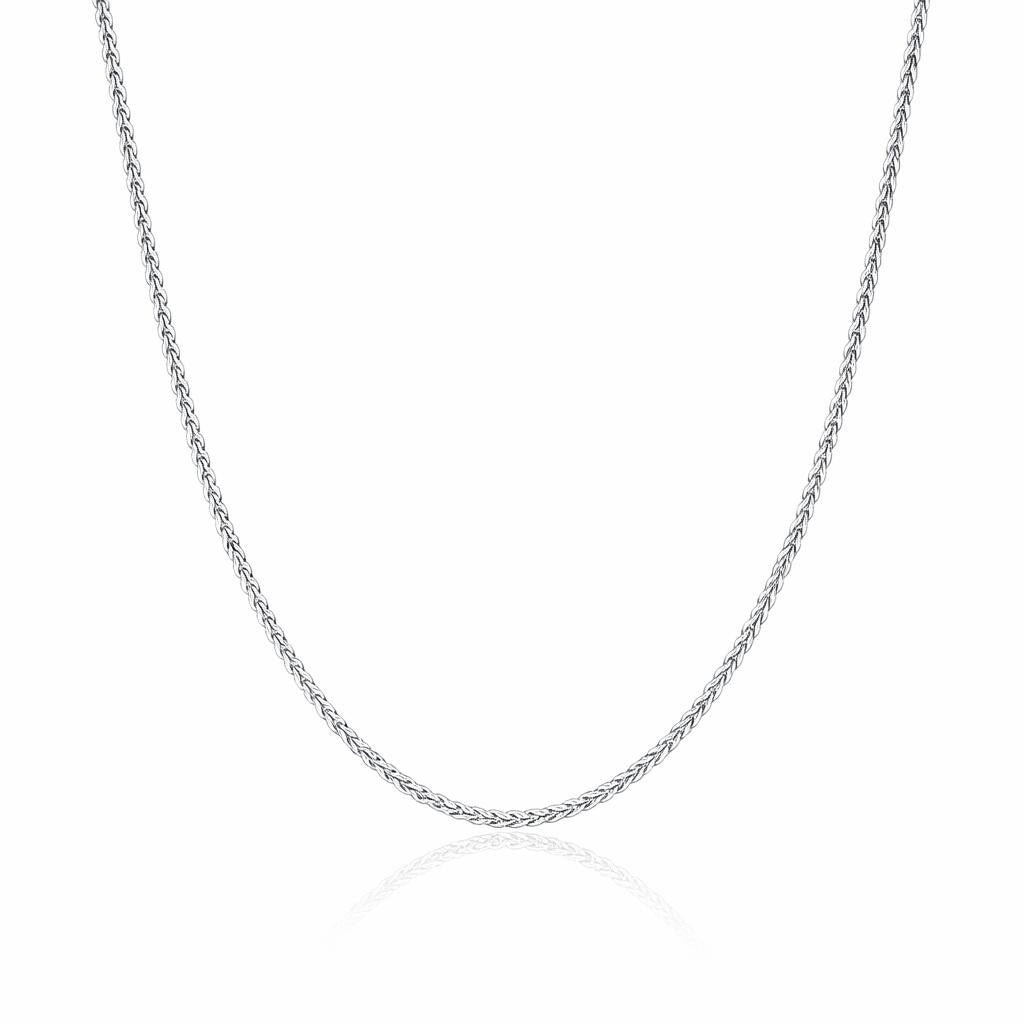 14 Karat White Gold Chain