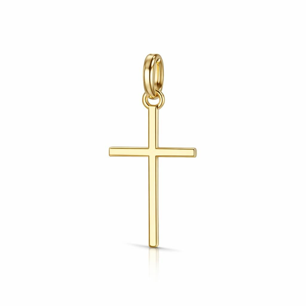 10 Karat Yellow Gold Cross Necklace