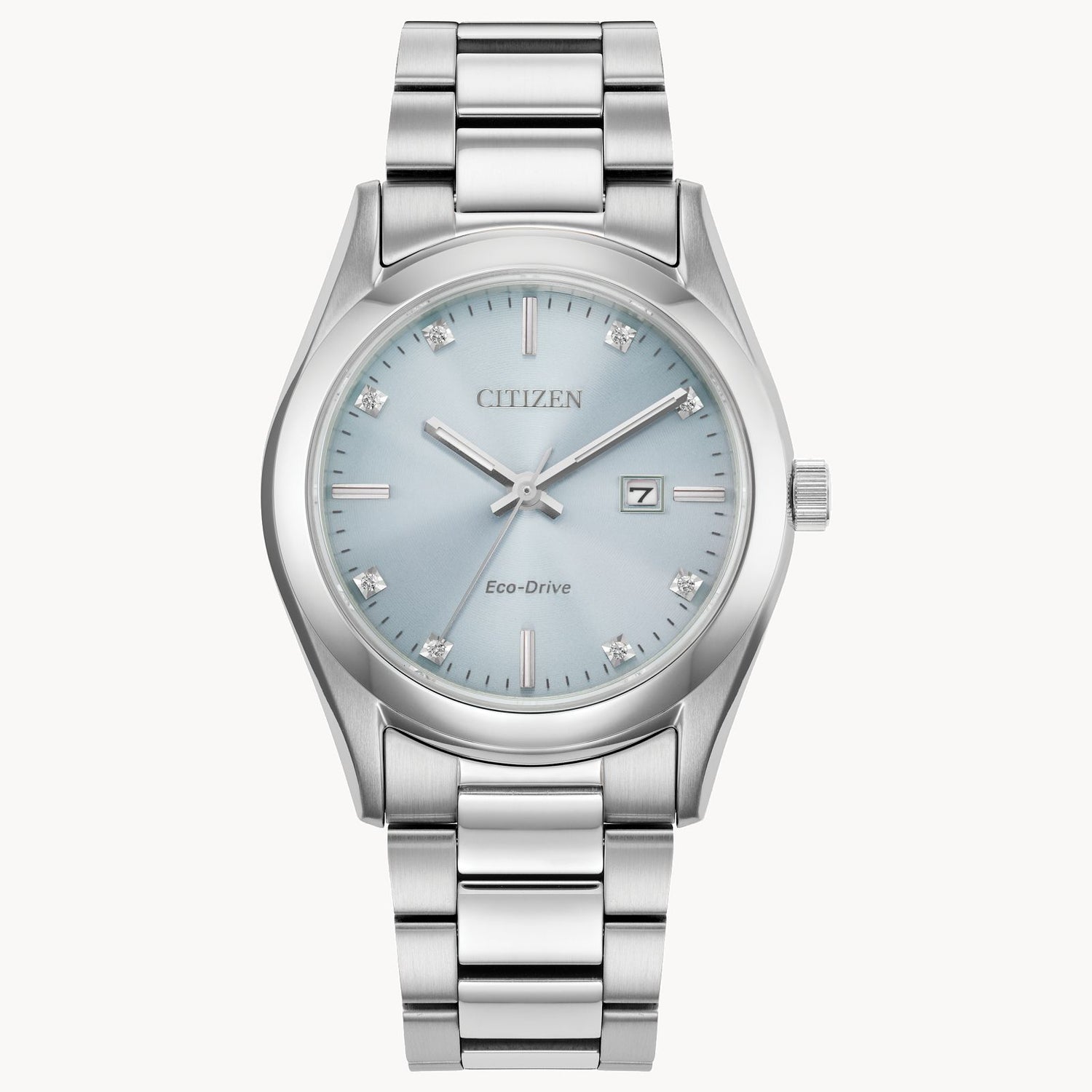 Certainly! How about this: Citizen Ladies Sport Luxury Blue Dial Stainless Steel Watch with Natural Diamonds