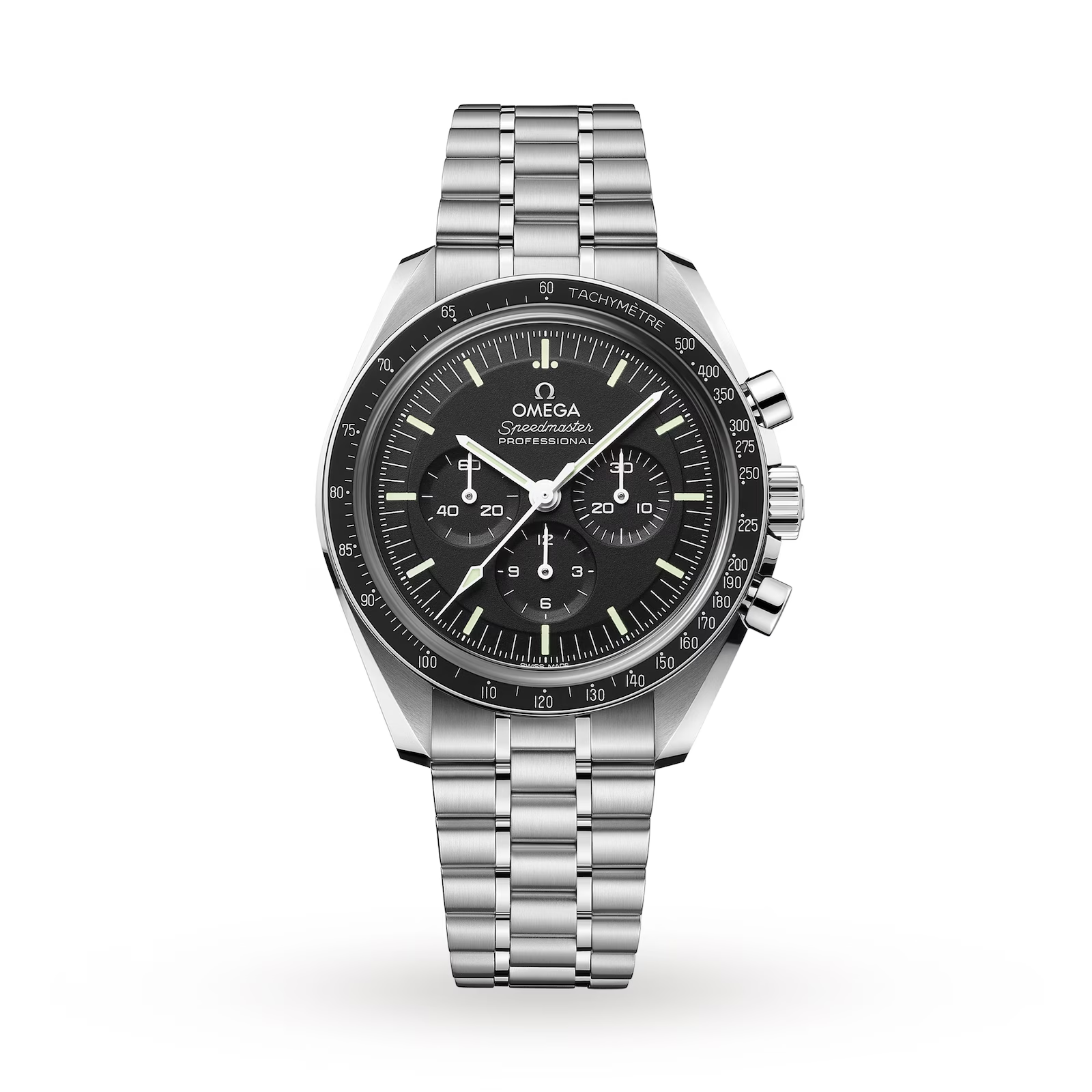 Omega Speedmaster Hesalite Stainless Steel Watch