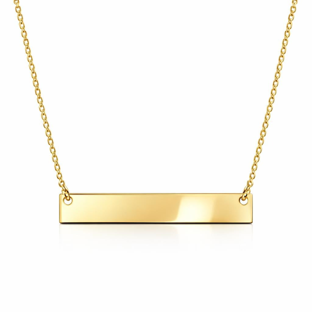 Mini Adjustable Necklace in 14 Karat Yellow Gold