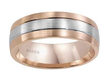 14 Karat Two-Tone Wedding Band