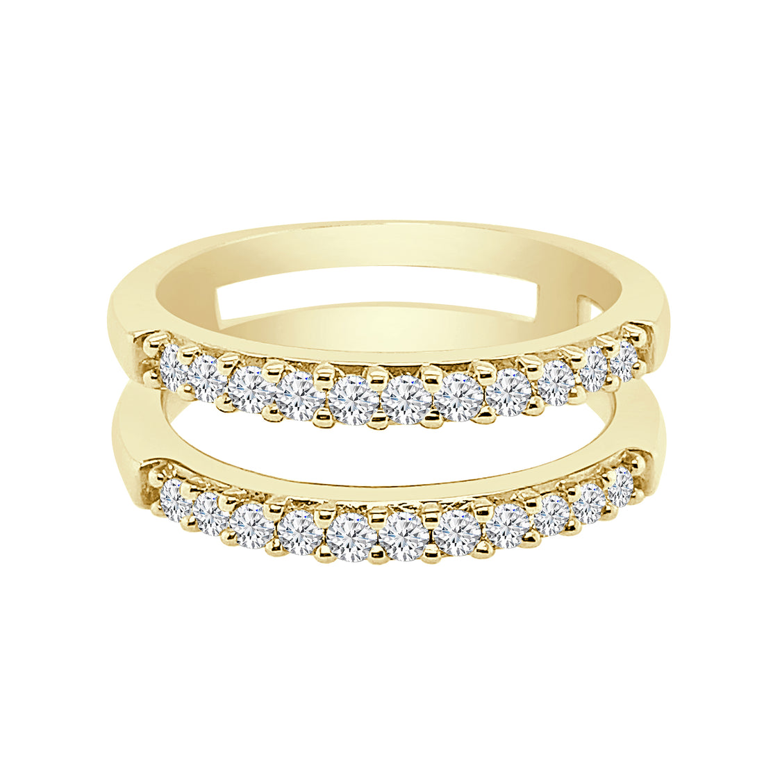 14K Yellow Gold Wedding Band with 0.50 ct Natural Diamond