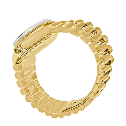 Rolex President Day Date 1803 18 Karat Yellow Gold Watch with Natural Diamond Accents