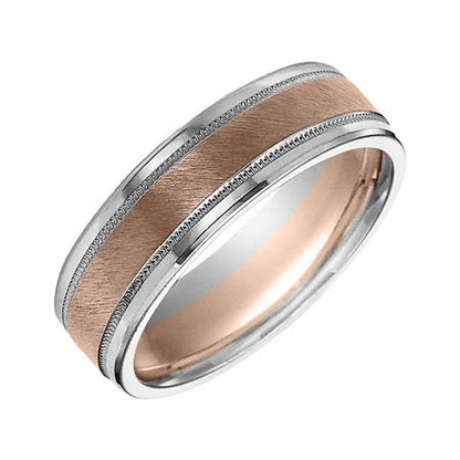 14 Karat Two-Tone Wedding Band - Forever United