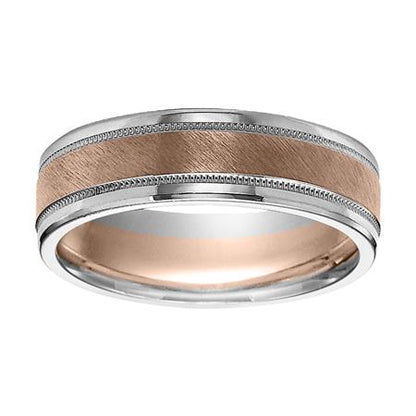 14 Karat Two-Tone Wedding Band - Forever United
