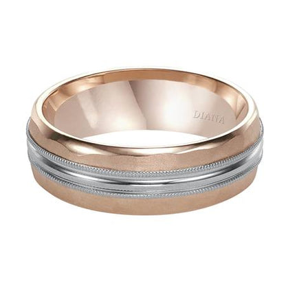 14 Karat Two-Tone Wedding Band