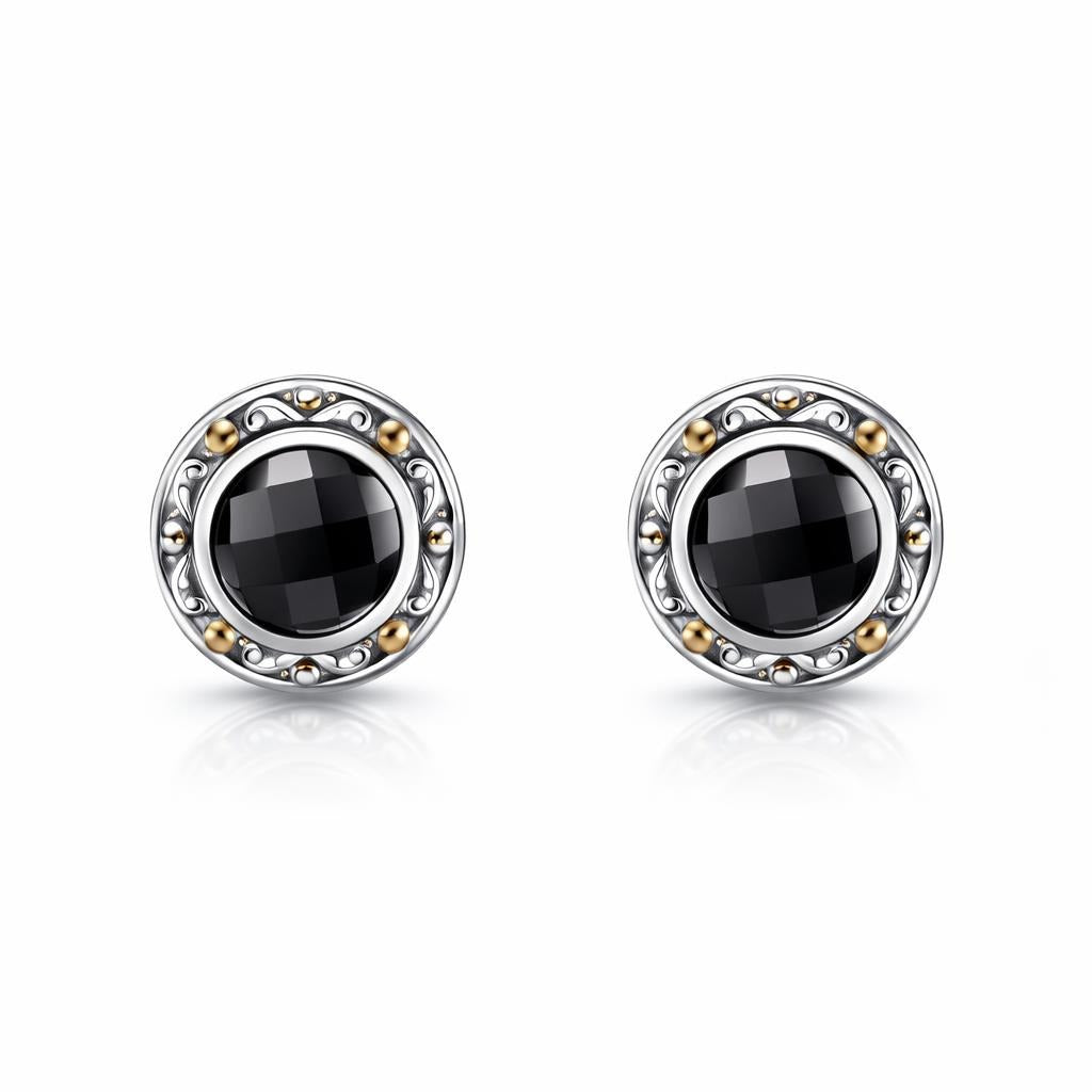 Onyx Studs Earrings